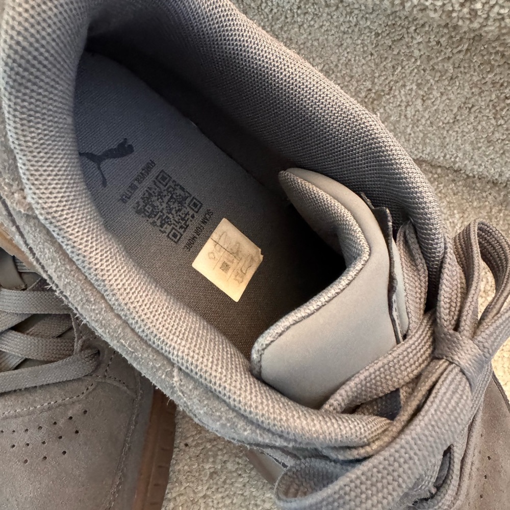 Priced to sell!
Puma women Charcoal and Brown Platform Sneakers, like NEW. - Picture 8 of 11